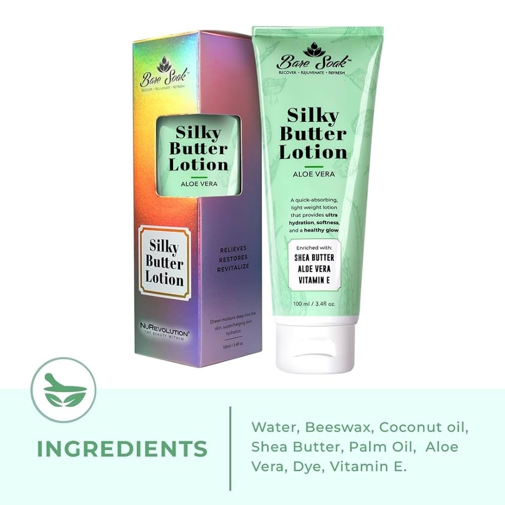 NWT Cucumber Scented - Bare Soak, Silky Butter Lotion - Picture 3 of 10